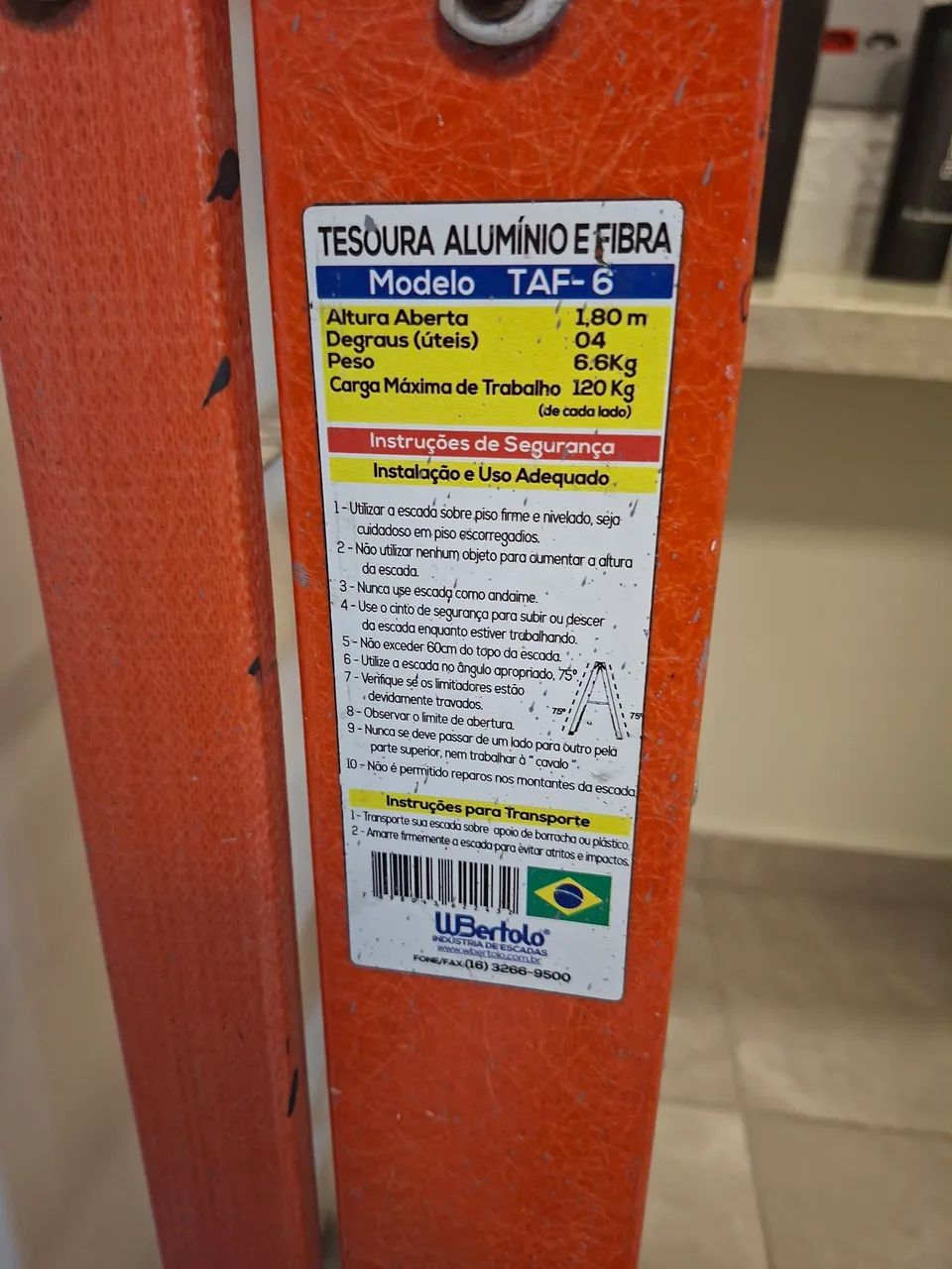 Escada Modelo TAF 6 Wbertolo - Foto 3