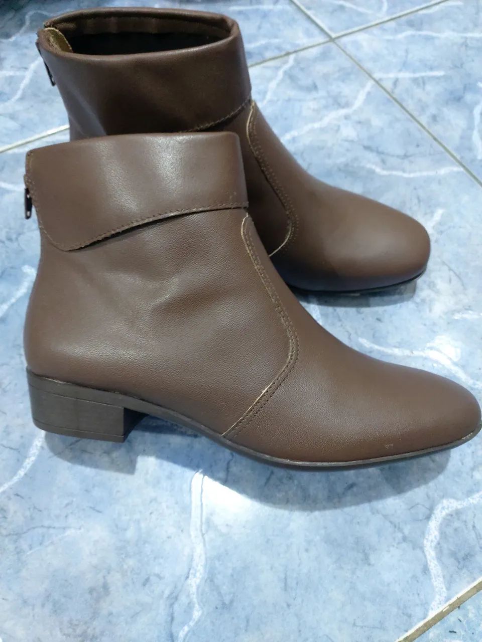 Bota 36 marrom - Foto 3