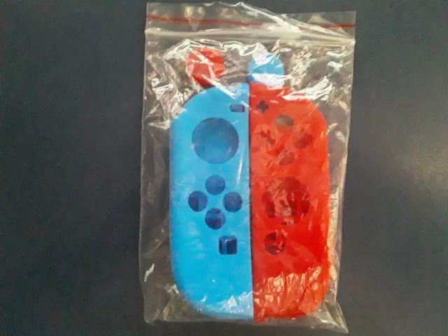 Nintendo Switch Capa Macia Joycons + Protetor Alavanca Oled Lite  - Foto 6