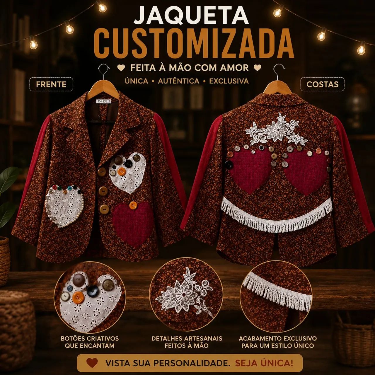Jaqueta customizada 
