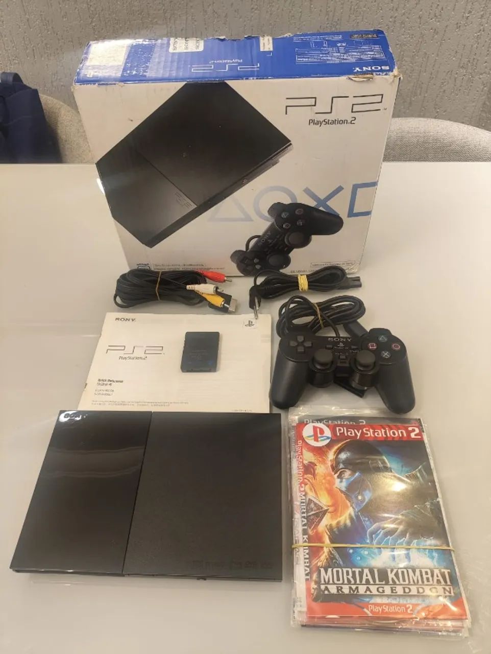 PS2 desbloqueado matrix completo na caixa