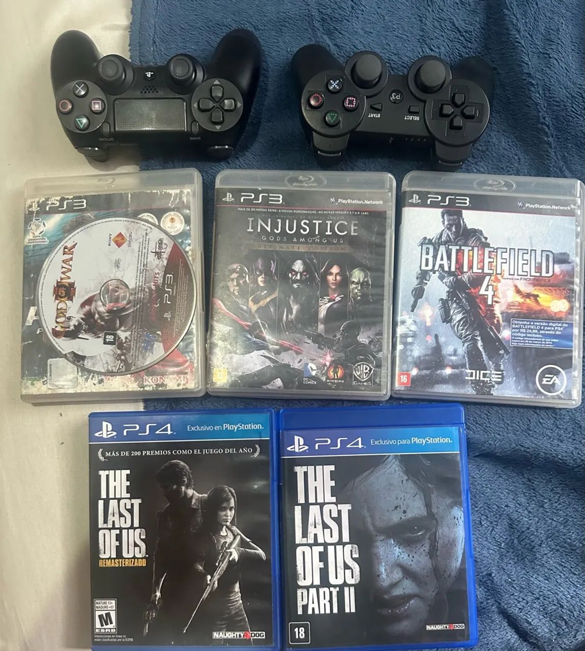 Jogos de ps4 ps3 controle de ps4 ps3