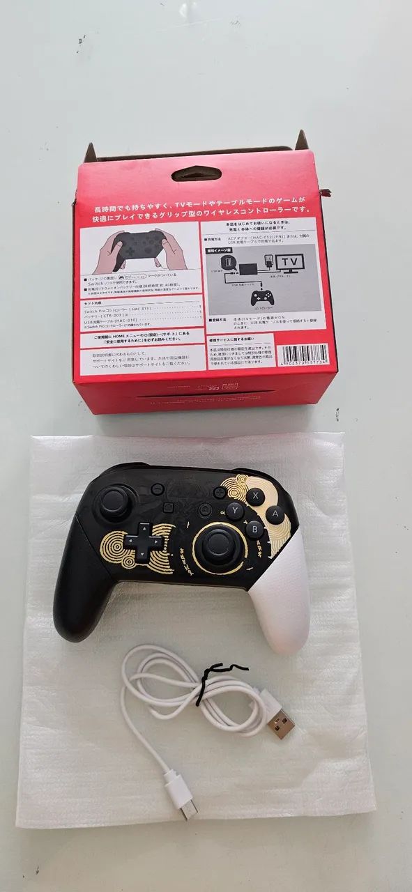CONTROLE NINTENDO SWITCH 1 E 2 ZELDA BLUETOOTH PC NOTE