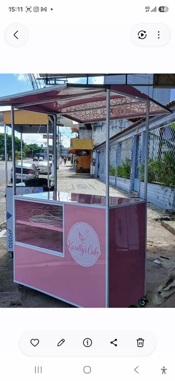 Carrinho para lanches
