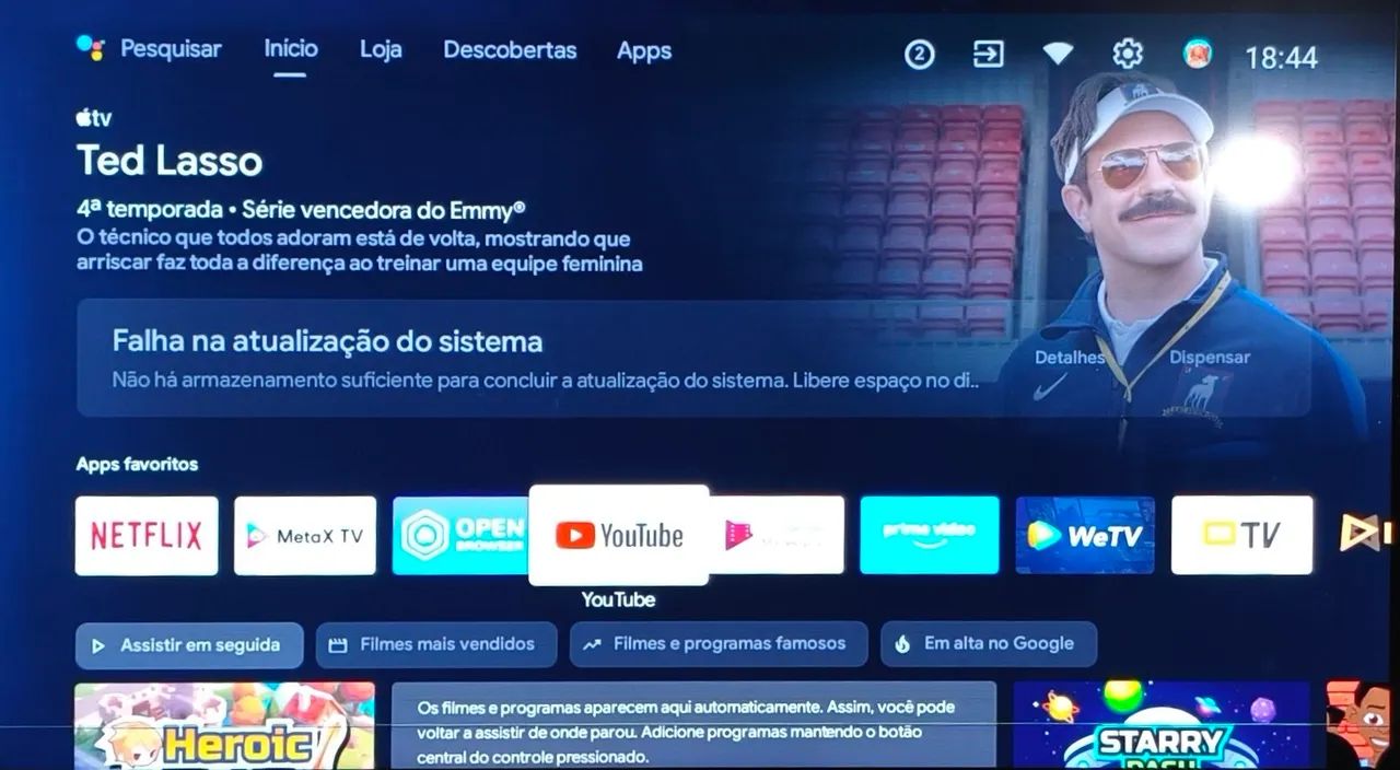 Televisão 46 e 40 polegadas 200,00 qualquer uma