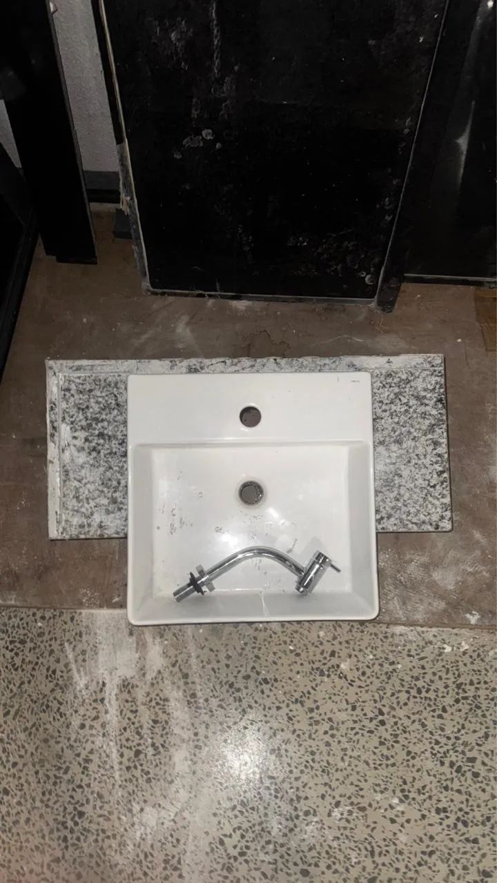 Granite Sink + White Basin