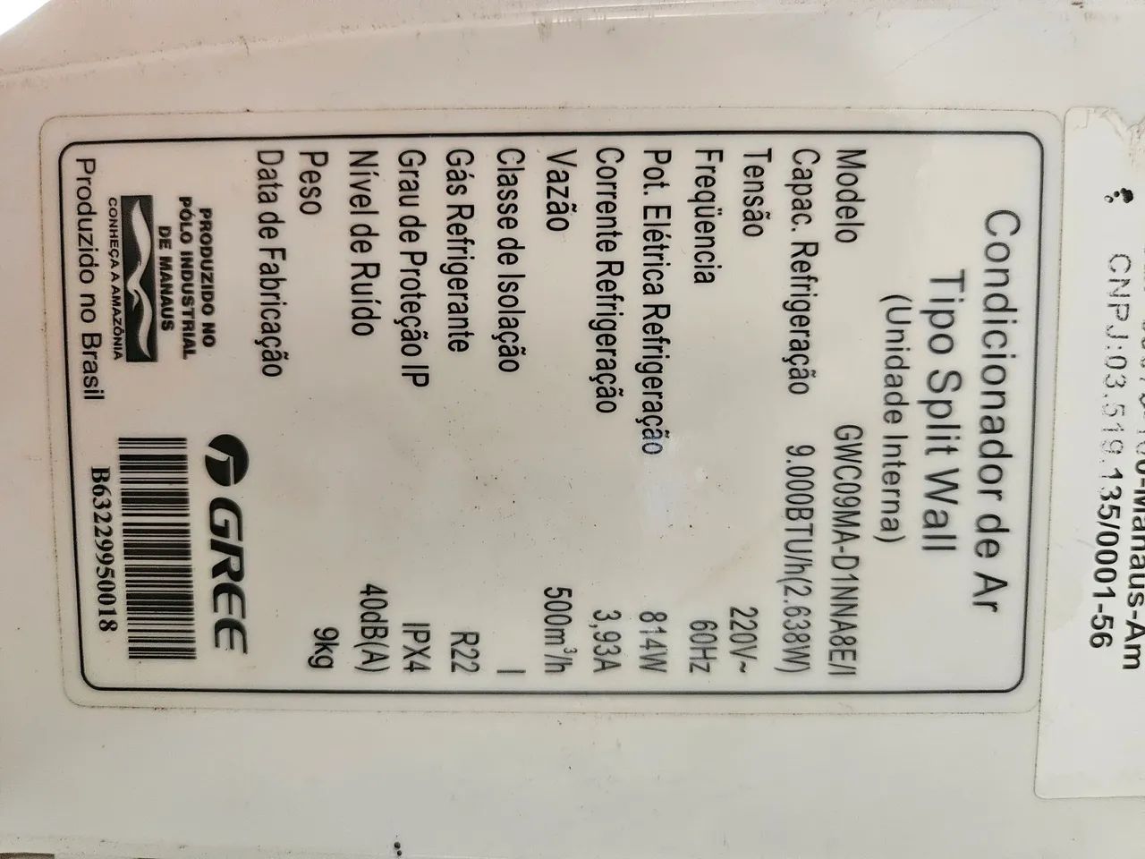 AR-CONDICIONADO 9000BTus - Foto 3