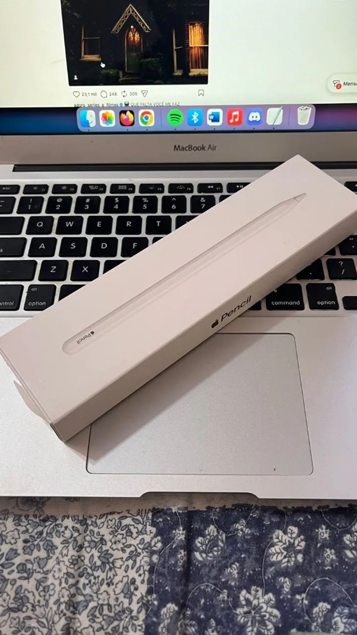 Apple Pencil 2ª Geração Original | Funcionando Perfeitamente | Com Caixa