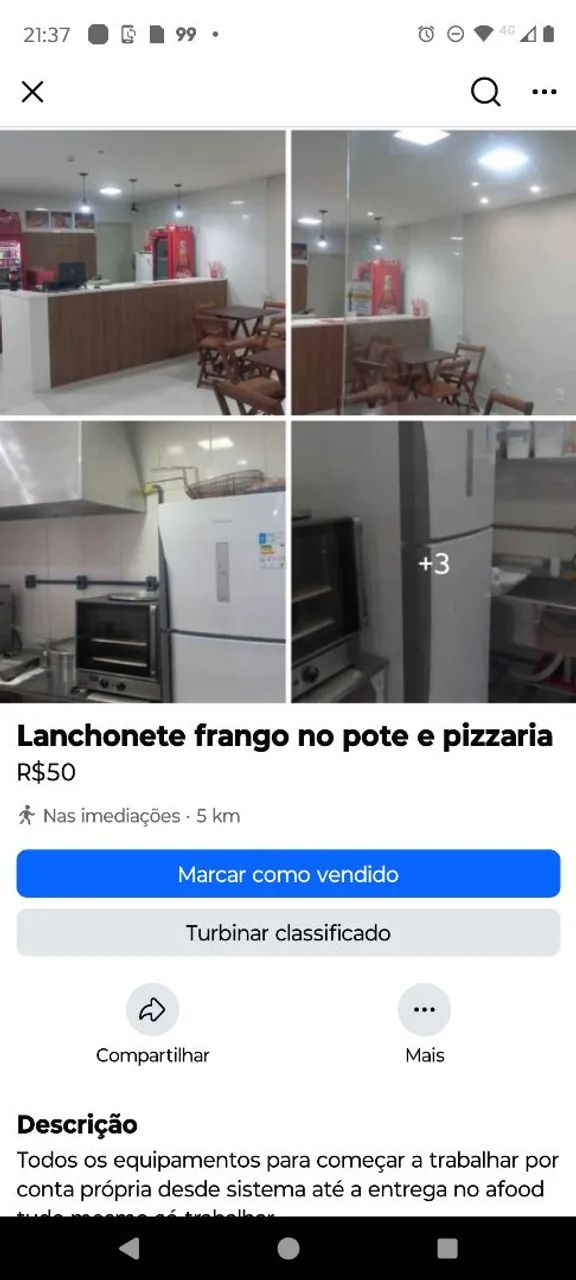 Vende se lanchonete  - Foto 3