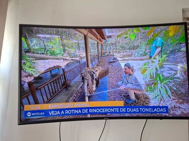 Smart TV Games LED 49" Full HD Curva Samsung - Foto 5