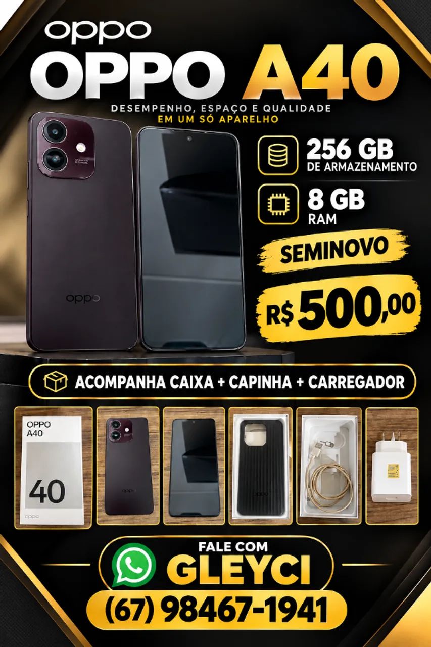 Venda de celular Marca OPPO 