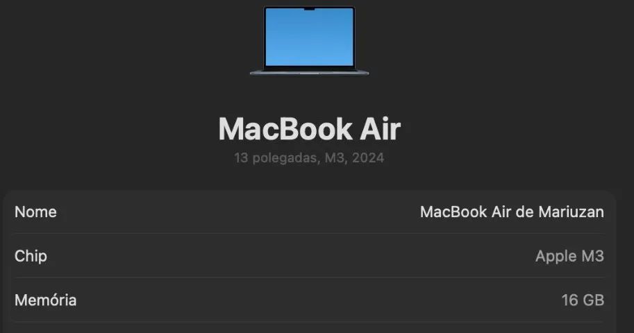 MacBook Air M3 13" (16GB RAM / 512GB SSD - Foto 4
