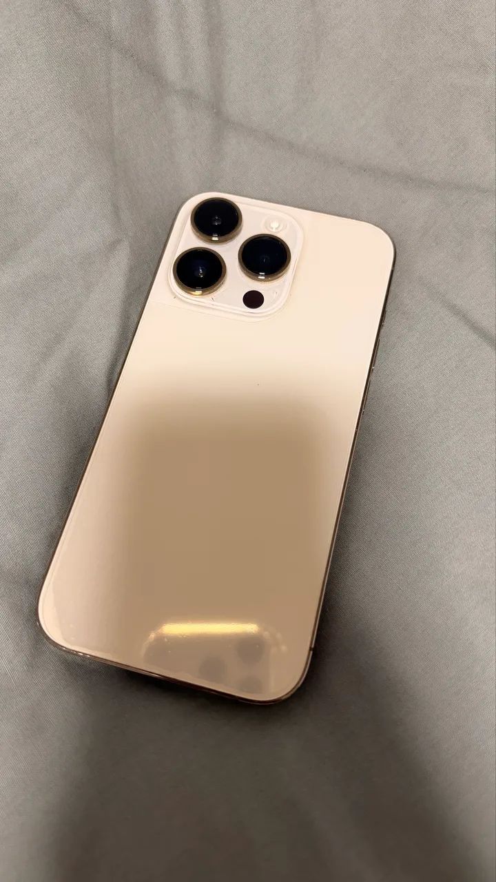 iPhone 14 Pro Titanium 256g impecável 