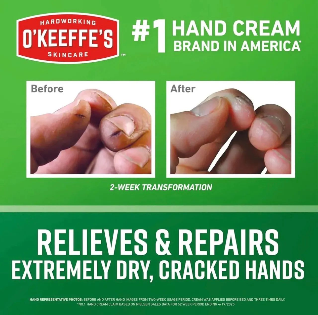 Creme Reparador Para Mãos O'keeffe's Working Hands 76g - Foto 3