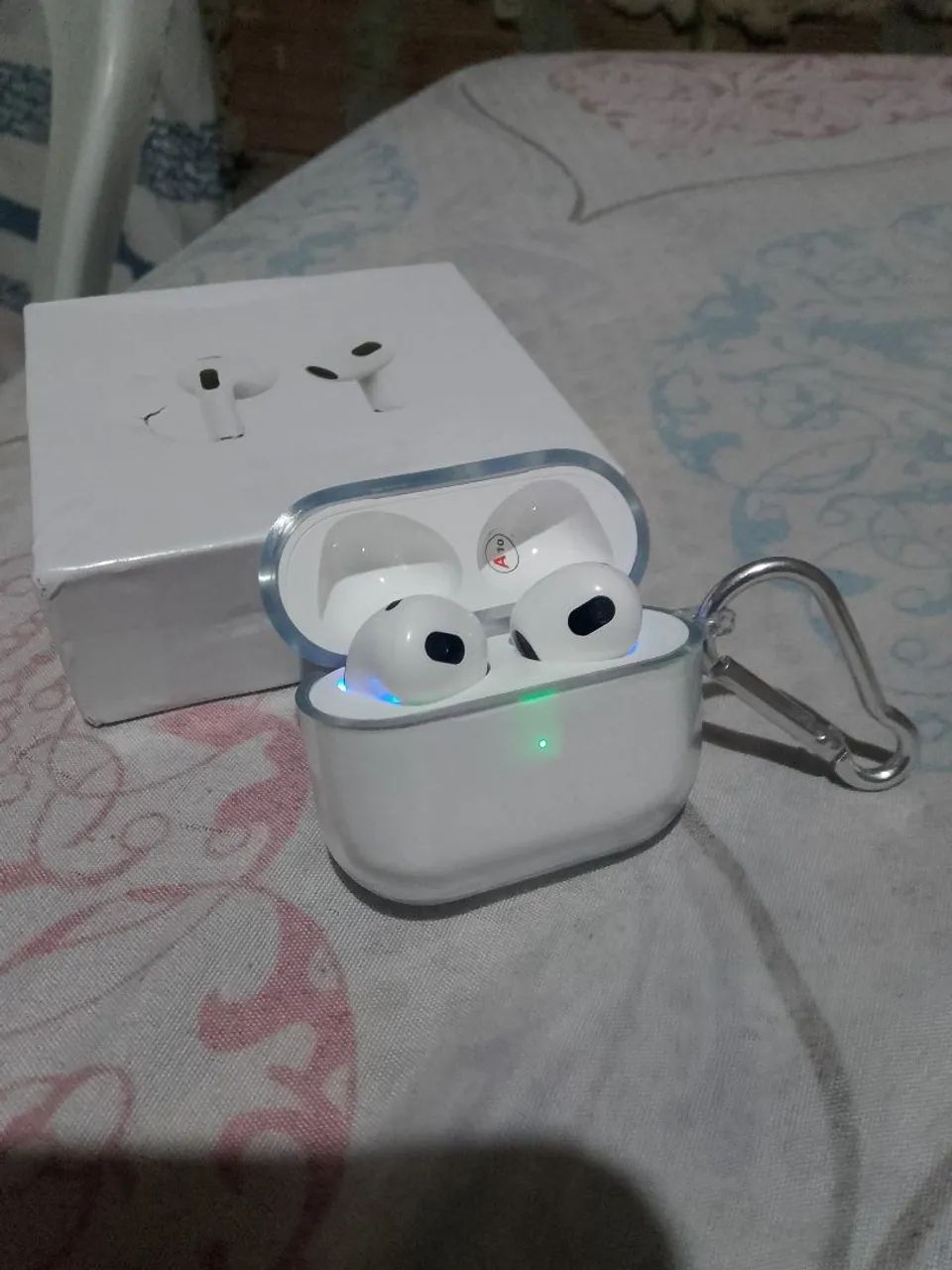 Fone Bluetooth sem fio branco - Foto 2