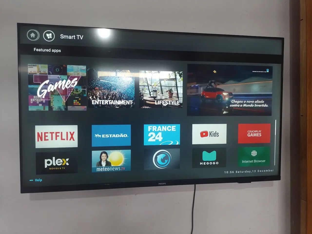 Smartv Philips 43 