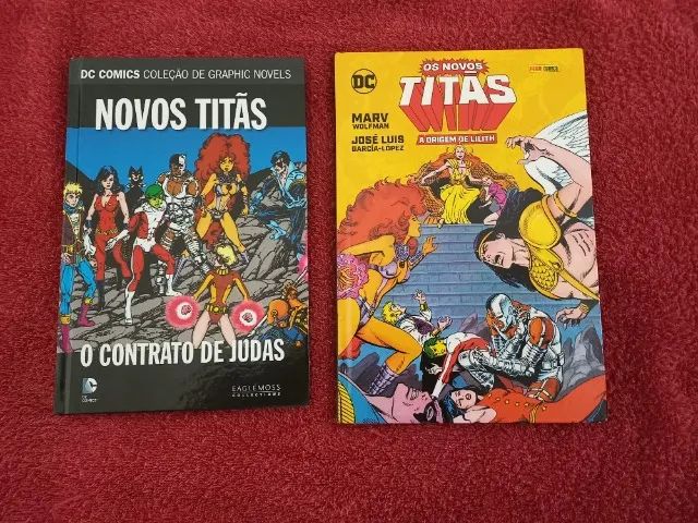Lote HQs Novos Titãs - A Origem de Lilith e O Contrato de Judas