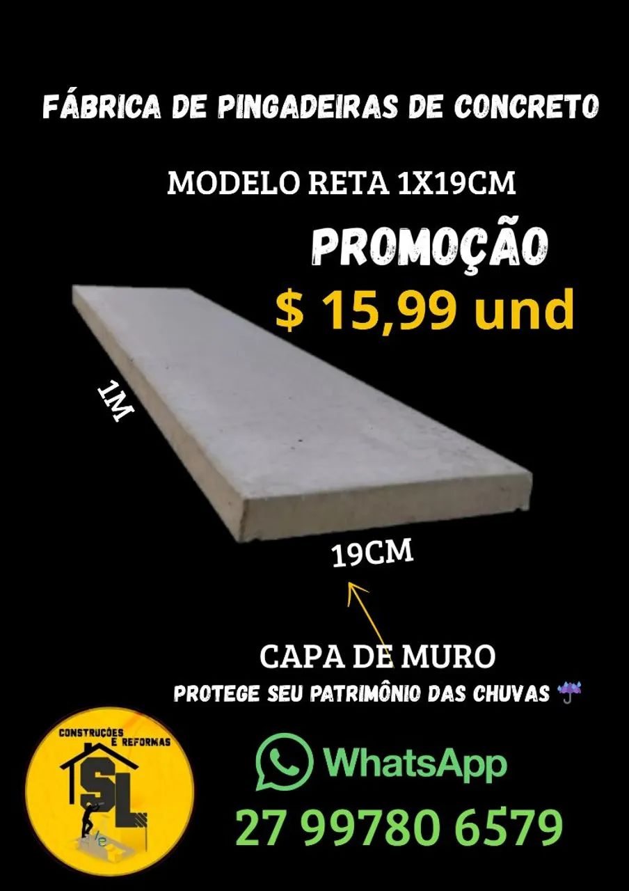 CAPA DE MURO/ PINGADEIRA - Foto 2
