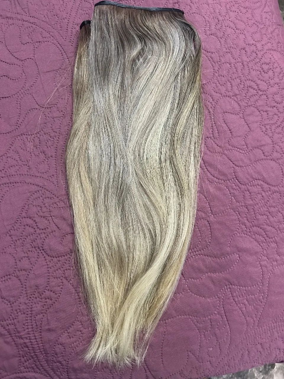 Cabelo humano brasileiro loiro do sul 45cm - Foto 4