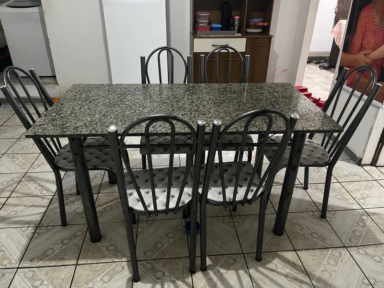 Mesa 6 lugares tampo de granito  - Foto 2