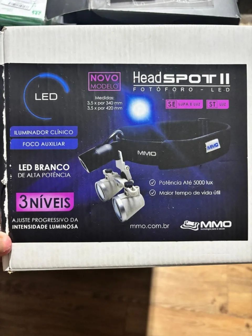 Head spot 2- fotóforo - led - Foto 5