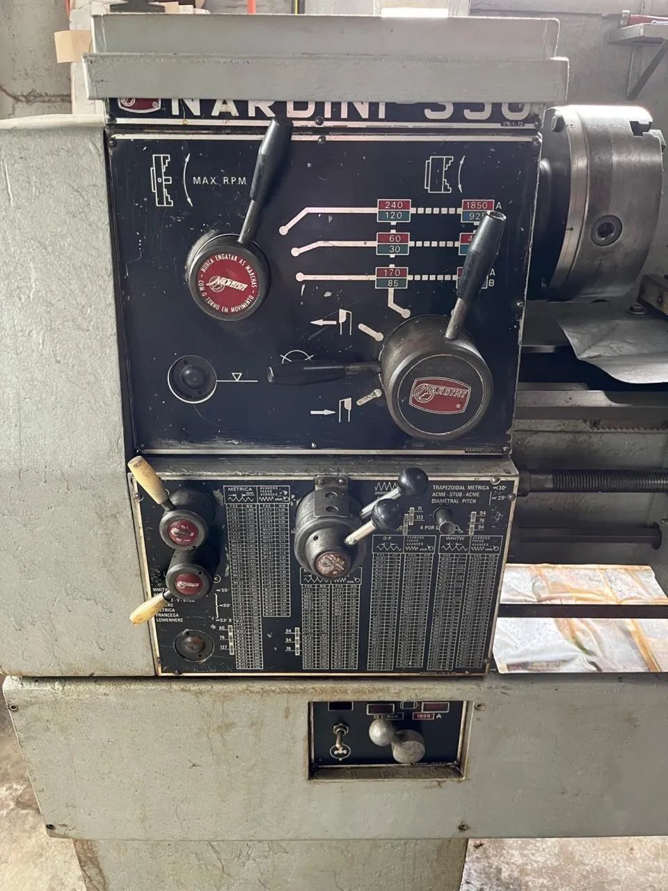 Torno Mecânico Nardini 350