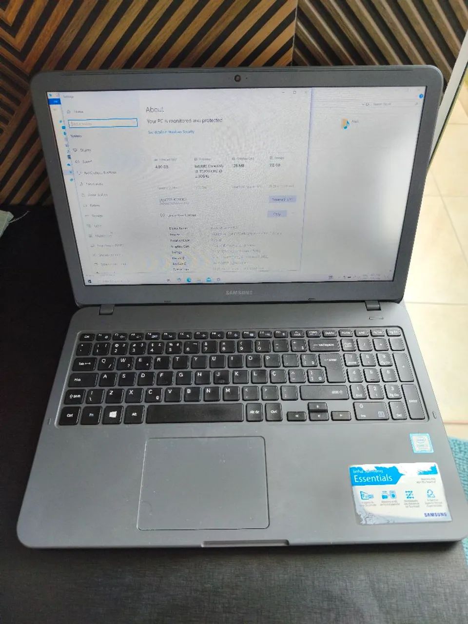 Notebook Samsung 15.6 polegadas 