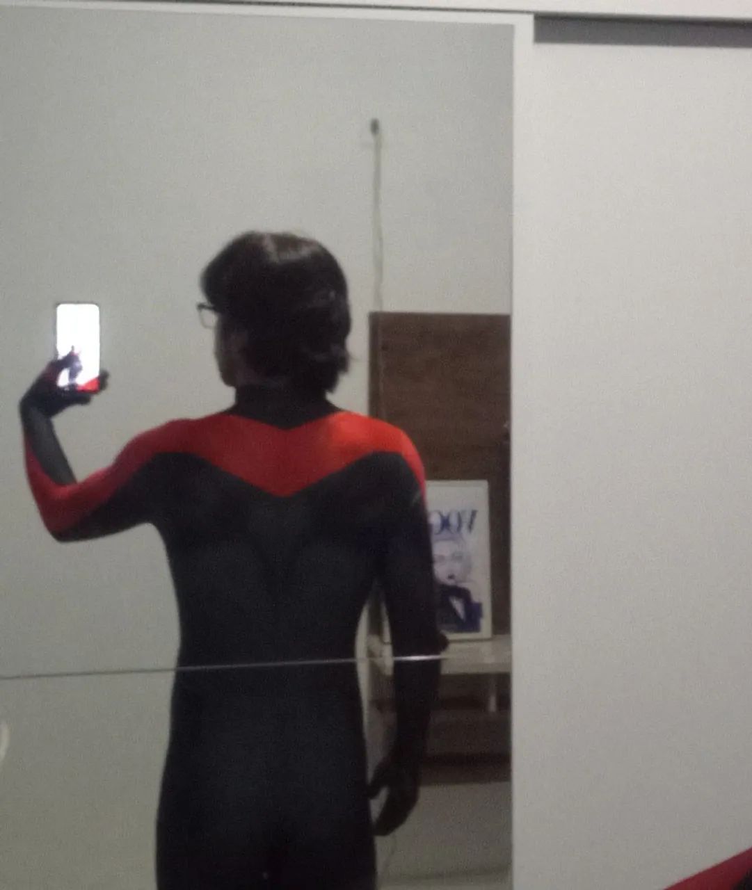 FANTASIA ASA NOTURNA COSPLAY NIGHTWING  - Foto 3