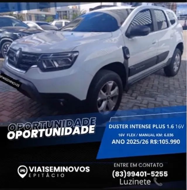 Renault Duster Intense Plus 1.6 16V Flex Mec. 2026