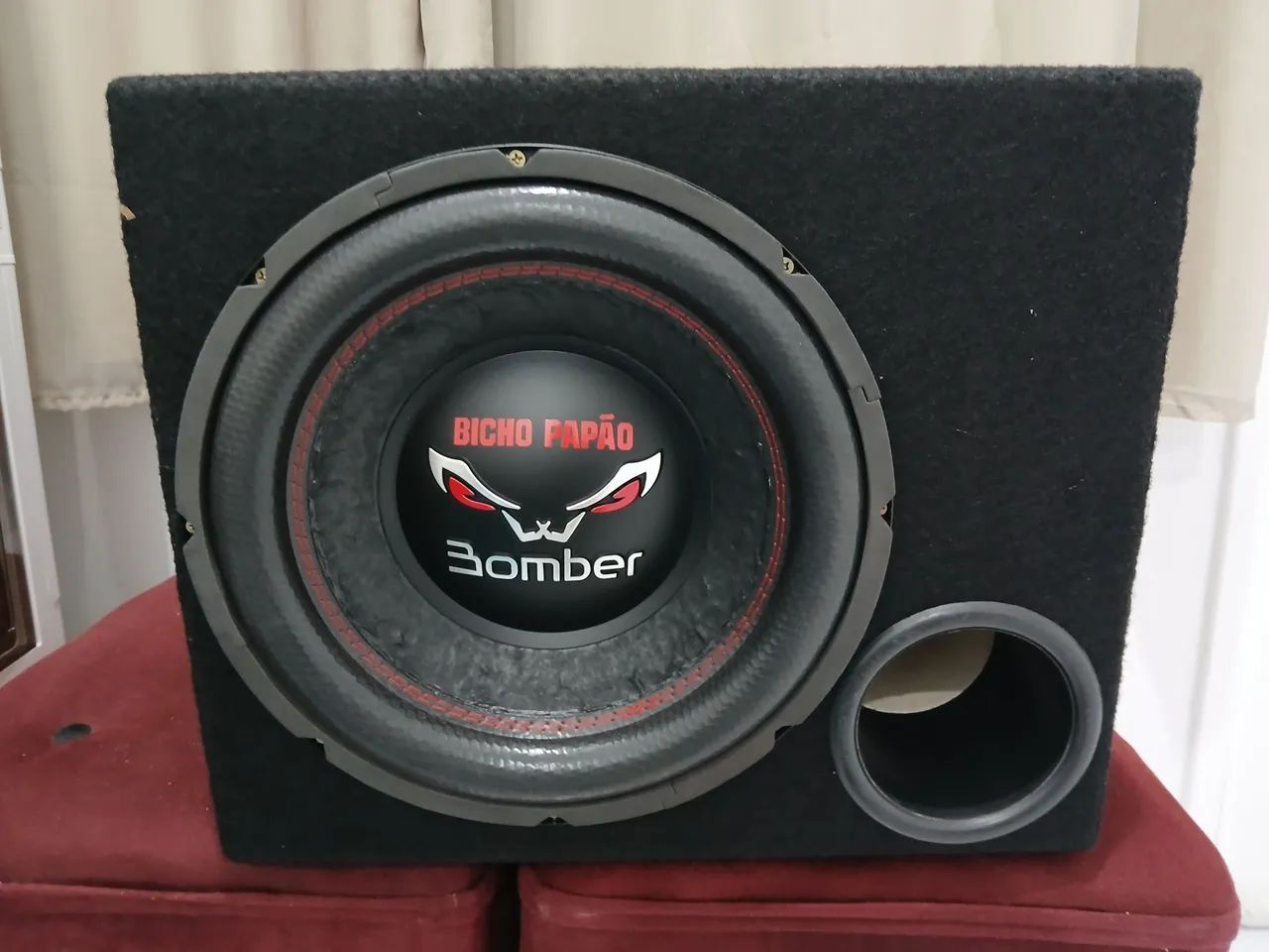 CAIXA DE SUBWOOFER 12" BICHO PAPÃO + MÓDULO A600d