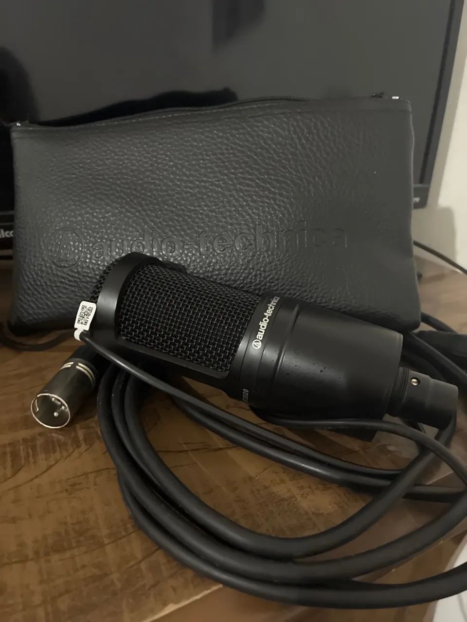 Microfone Audio-Technica AT2020 Original Excelente Estado + Caixa
