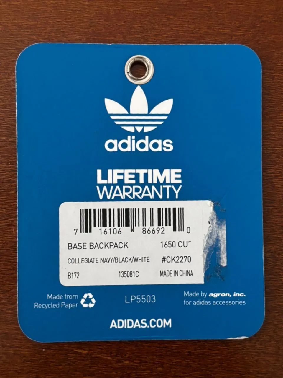 Mochila Adidas Azul Marinho Original - Foto 5