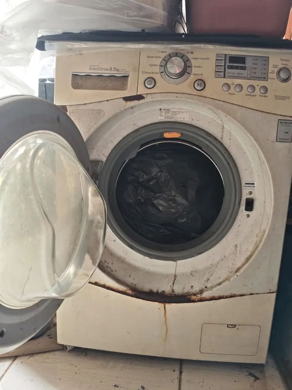 Máquina de lavar e secar roupa LG 8,5K - Foto 2