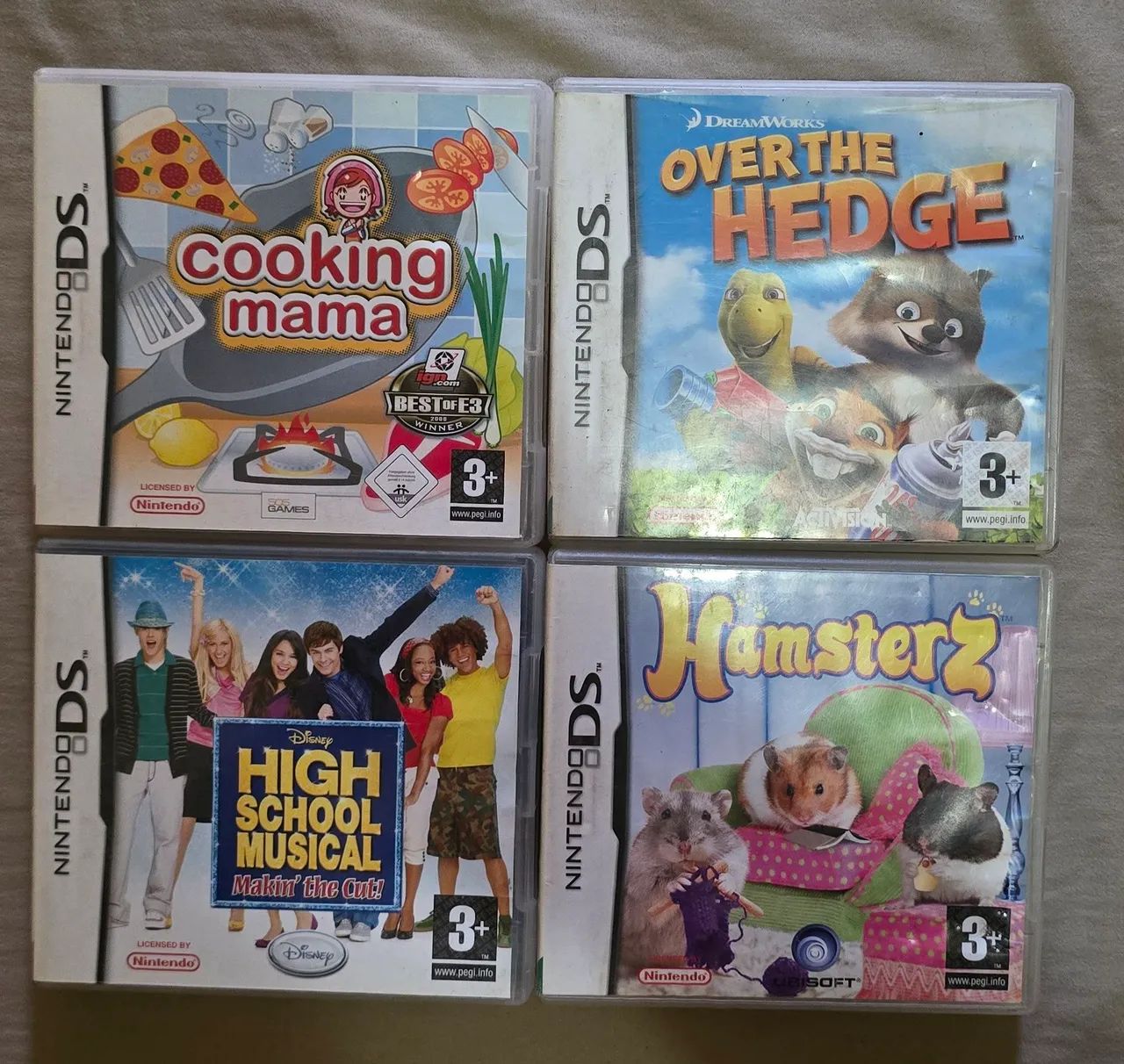 Fitas de nintendo DS