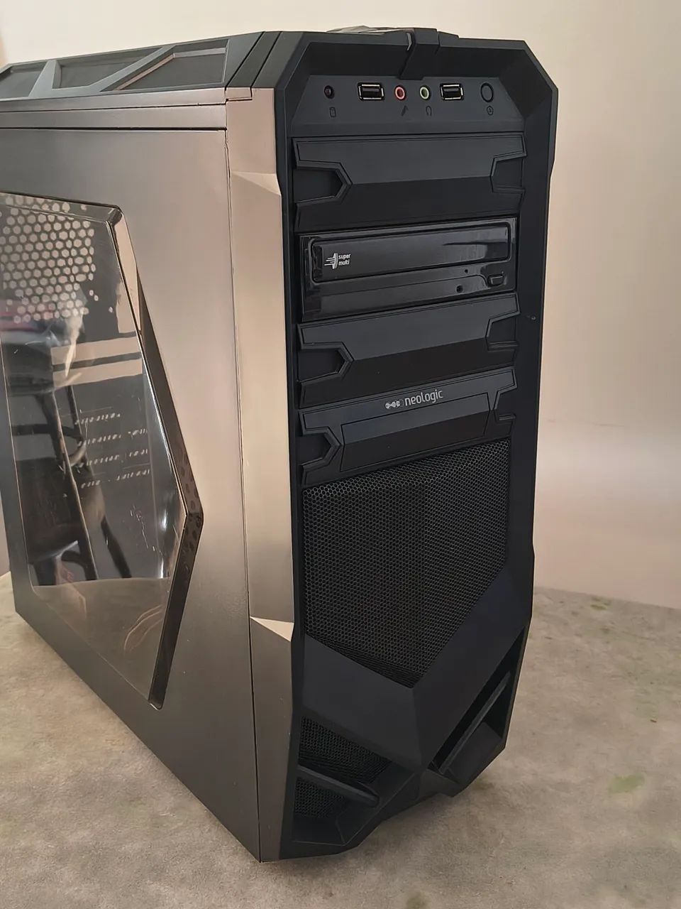 Gabinete com fonte e leitor de DVD - Foto 3