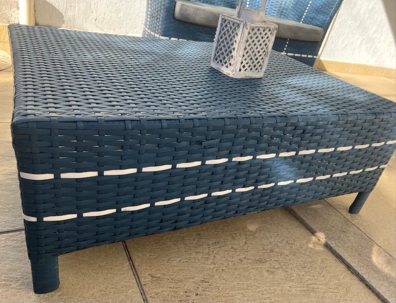 Conjunto 2 poltronas Mesa e Namoradeira varanda   - Foto 4