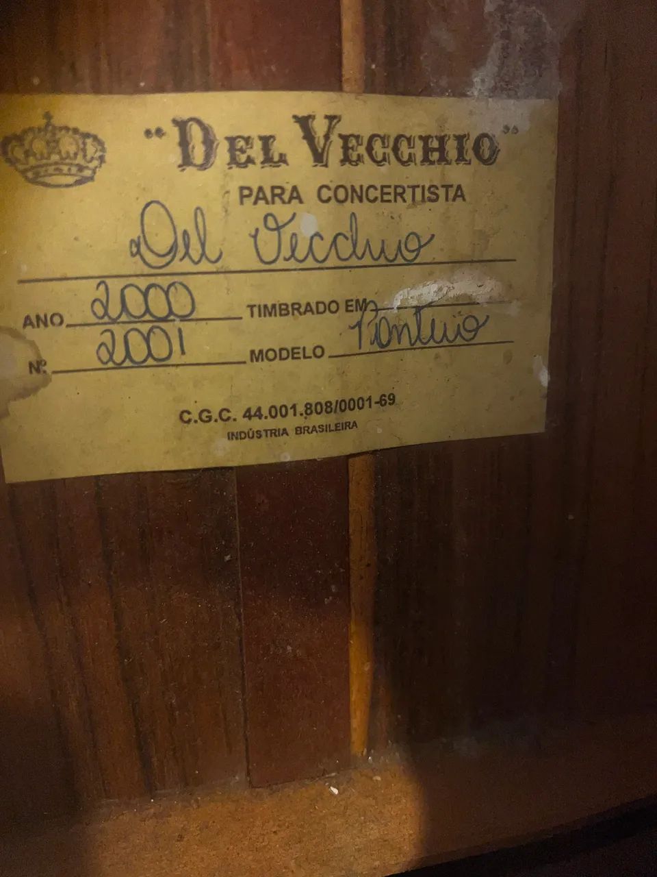 Viola Del Vecchio ano 2000 RARIDADE