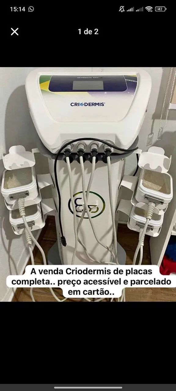 Criolipolise de 6 placas 