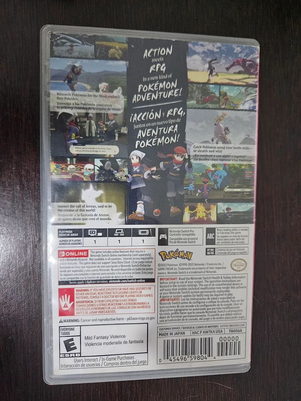 Pokemon legends arceus - nintendo switch - Foto 2