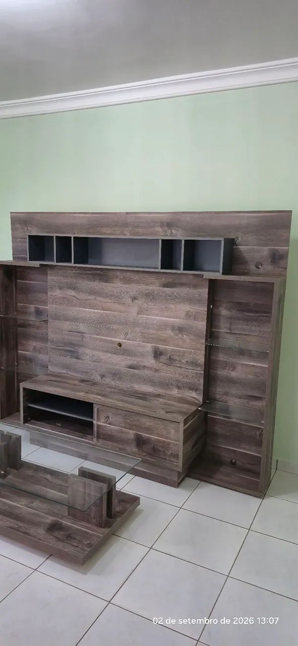 Estante com mesa de centro  - Foto 3