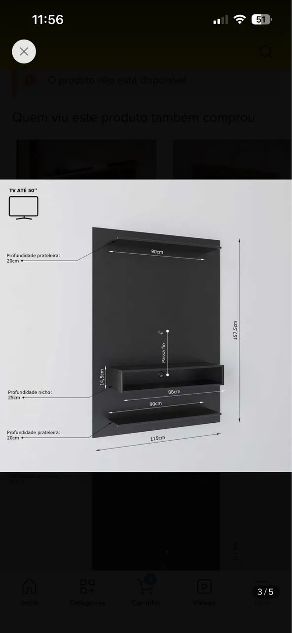 VENDE-SE PAINEL DE TV - Foto 3