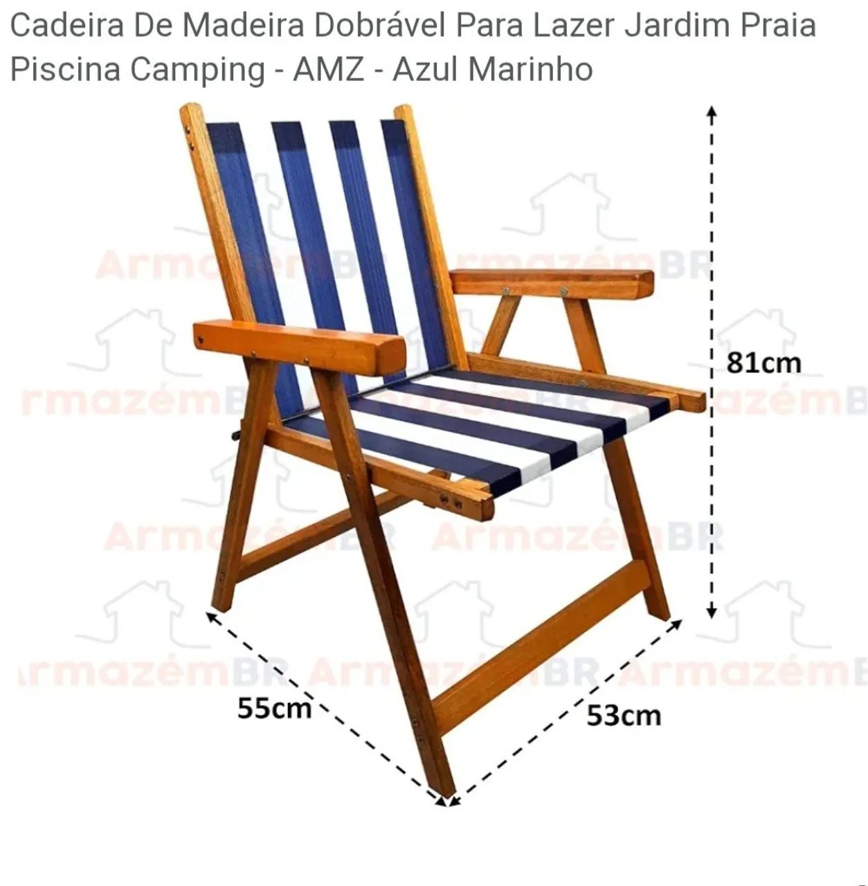 Vendo duas cadeiras de praia - Foto 4