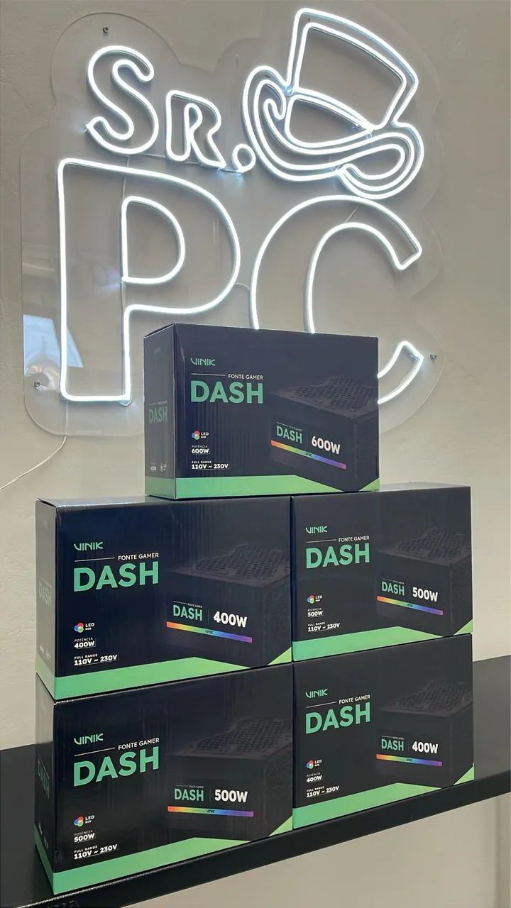 Fonte gamer vinik dash LED RGB - Foto 2