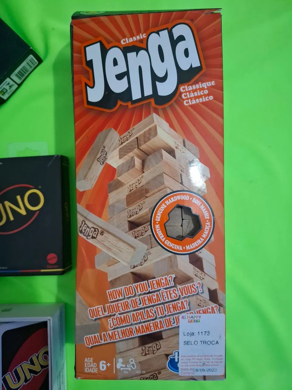 Kit Jogos (UNO, JENGA,DOMINÓ E THE MIND) - Foto 2