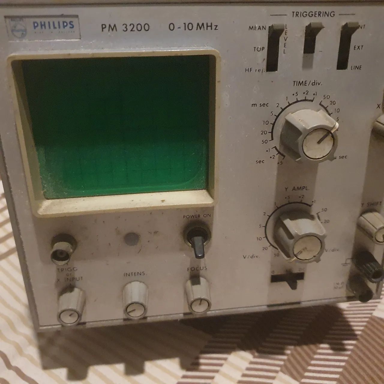Osciloscópio analógico,  Philips PM 3200 / 0 - 10MH2 - Foto 2
