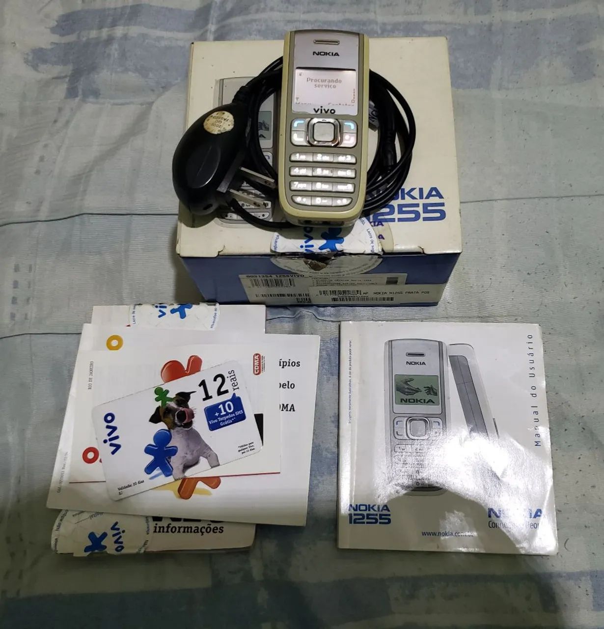 Nokia 1255 antigo raridade na caixa