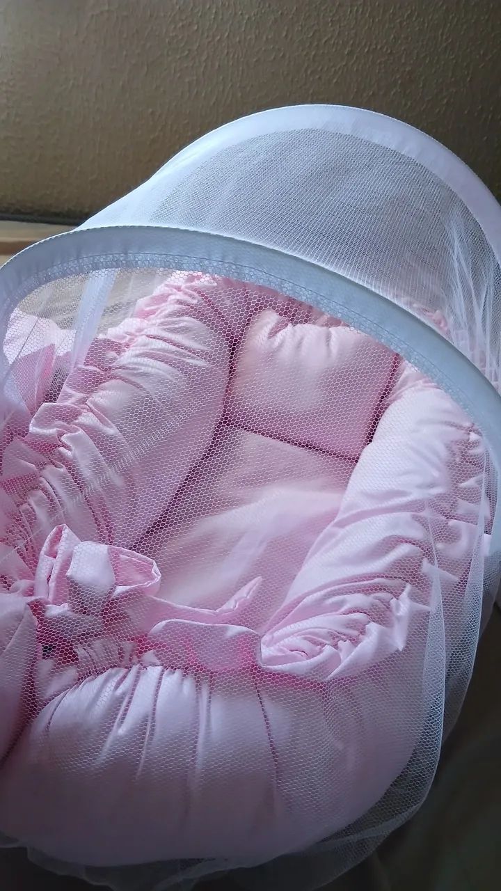 Ninho com mosquiteiro e almofada amamentação  - Foto 2