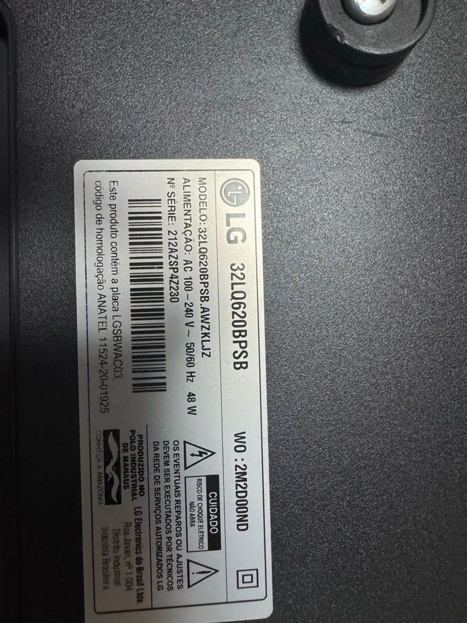 Smart TV LG 32? LQ620BPSB - Wi-Fi, WebOS - Ótimo Estado - Foto 5