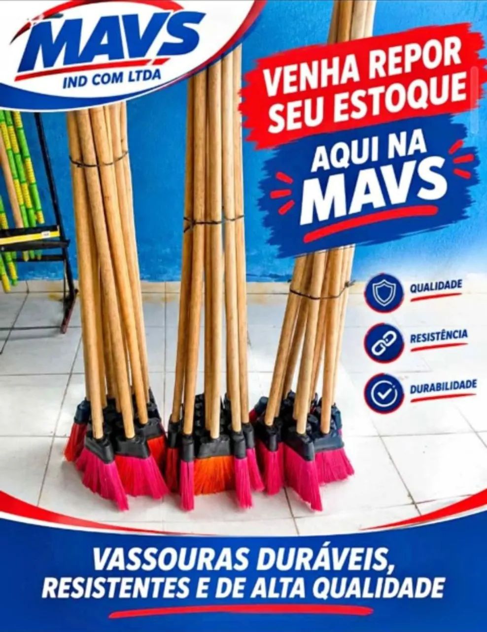 Vassoura brasileirinha (POP)