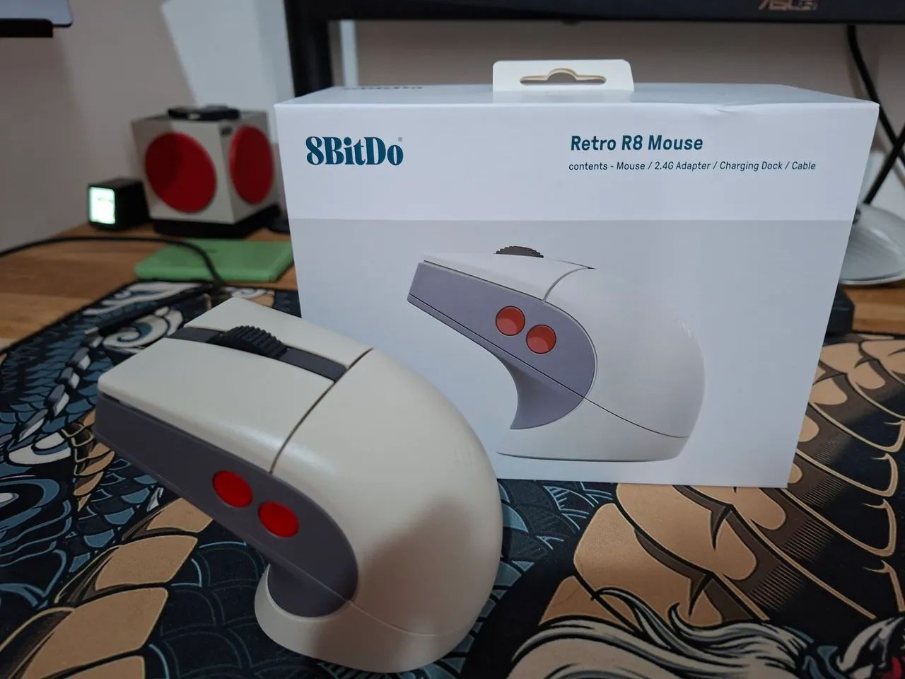 Teclado e Mouse 8bitdo NES 2 meses de uso - Foto 3